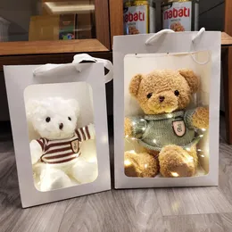 INS Box Cub Doll Teddy Bear Plush Toy Dolls Atividades Presente Esta￧￣o de formatura Crian￧as de decora￧￣o dom￩stica Dormente com Pillo275s