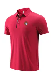 22 Camicie per il tempo libero POLO Portogallo per uomo e donna in tessuto estivo traspirante a rete con ghiaccio secco T-shirt sportiva LOGO può essere personalizzato