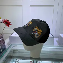 22SS Moda Top Kapağı Erkekler Tasarımcısı Tiger Bee Snake Çiçek Beyzbol Kapağı Lüks Kapağı