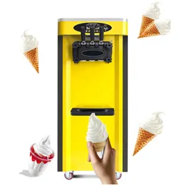 Real Fruit Snack Automated Gelato Vertical Freezer Cone Making Creme Cornet De Glace Maker Industrial Continuous Hard Ice Cream Machine