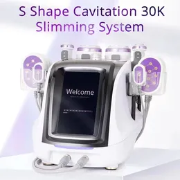 6 In 1 Slimming Machine Vacuum Laser Radio Frequency Rf 30k Body Cavitation Lipo Liposuction Ultrasonic skin whitening device Firming System