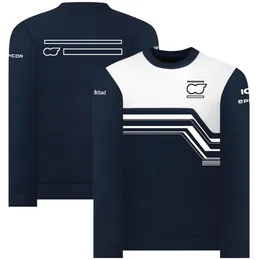2022 New Formula 1 레이싱 까마귀 남자 야외 스포츠 후드 재킷 스프링 가을 가을 남녀 슈퍼 크기의 옷 팀 유니폼 작업복