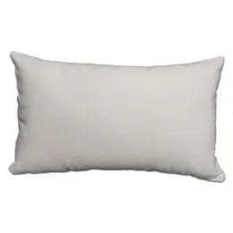 12x20 Wei￟ 12 Unzen Baumwoll -Leinwand Pillow Case Blanks Lendenkolsterabdeckung f￼r Handmalerei