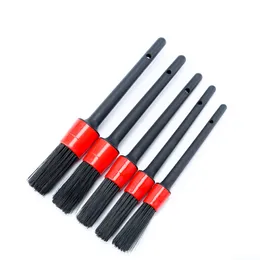 5pcs Detailing Brush-Set Car-Brushes Car Detailing Brush For Car Cleaning Detailing Brush Dashboard Air Outlet Wheel Brush