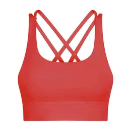 Women's Cross Back Yoga Tank Camis Sports Bra High Strength Running Fitness Sexy Shockproof Upper Support Women Underwears Tops Gym ClothesBFKX