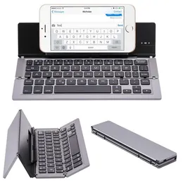 Draagbare vouwtoetsenboards Traval Bluetooth opvouwbaar draadloos toetsenbord voor iPhone Android Telefoon Tablet iPad PC Gaming Keyboard274i