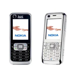 Telefones celulares reformados Nokia 6120C WCDMA 3G GSM Single Card para Old Man Mobilephone