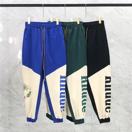 22fw Spring Summer Europe America High Quality Pants Patchwork Leggings Plus Size Clothing