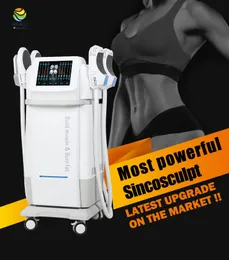 High-Intensity EMS 4 handles muscle building fat burning slimming machine with pelvic floor muscle relaxation treatment pad