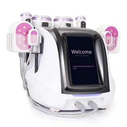 Máquina de beleza de RF 6 em 1 30k Cavitação lipo Slimming Face EMS Eletroporação Vacuum Sucção