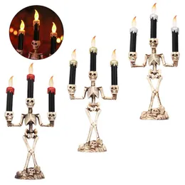 Candle Holders Halloween Hand Hand Bateria LED LED LED Flime Party Props Horror Dekoracja Bar u3u1Candle