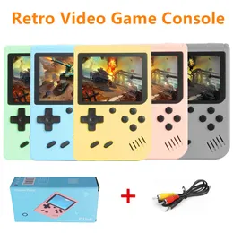 Med Box New Colors 500 i 1 Mini Games Handhållna spelspelare Portable Retro Video Console Boy 8 Bit Color LCD Screen