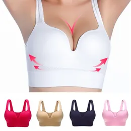 Yoga Outfit Sports Bra Women's Tube Top Active Female Underwear Sportswear Plus Size Tops Push Up Bralette Gym Without Frame BonesYoga