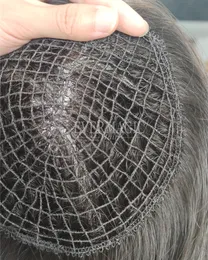 Novo capim -de -pente de cabelo humano preto e preto