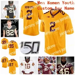 23 NCAA College Jerseys Minnesota Golden Gophers 1 Rodney Smith 11 Jornell Brooks II 13 Rashod Bateman 14