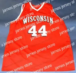 농구 유니폼 커스텀 레트로 #44 Frank Kaminsky Basketball Jersey 남자 스티치 모든 크기 2xs-5xl 이름 및 번호 최고 품질