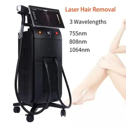 Profissional 808nm 755nm 1064nm Máquina de laser de diodo para tratamento de cabelo masculino no comprimento de onda triplo da área de biquíni