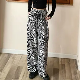 Women's Pants Capris Pants Women Laceup Adjustable Zebra Pattern Striped Fashionable Loose LP220826