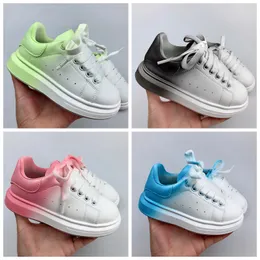 Unisex Gradient K Designer-Qualität Kinder-Basketballschuhe Jungen und Mädchen Schuhe Game Royal Sneakers Rosa blau grau fluoreszierend grün Babyschuh mit Größe 26-35