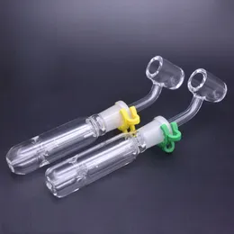 Acessórios para fumantes Kit de queimador de óleo de vidro de vidro de vidro Bongos de vidro Bongos de água com água com 14 mm de quartzo masculino prego
