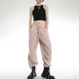 Calças femininas Capris y2k Calças de carga feminina calça folgada Fall Streetwear