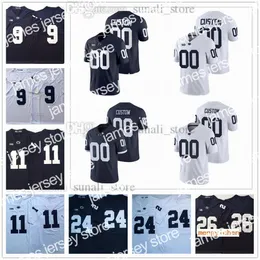 American College Football Wear Penn State Nittany Lions NCAA College 9 Trace McSorley Jerseys 26 Saquon Barkley 11 Micah Parsons 24 Akeel Lynch KJ Hamler 2 Marcus Alle