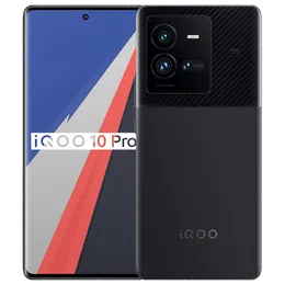 Original Vivo IQOO 10 Pro 5G Mobiltelefon 8GB 12 GB RAM 256 GB 512 GB ROM Snapdragon 8 Plus Gen 1 50MP NFC Android 6.78 "Fullskärm 3D -fingeravtryck ID FACE CLACK COLTPHONEFON