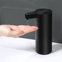 Dispensador de sabão líquido sensor preto sensor de sabão líquido sem contato para cozinha para lavar a lavadora automática lavadora de shampoo Dispensador de shampoo 220827