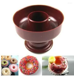 Bakning m￶gel plastl￤tt vikt donut maker dispenser fritera m￶gel l￤tt snabb b￤rbar arabisk v￥ffla donut gadget droppe