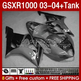 Fer￢ncias OEM para Suzuki GSXR-1000 K 3 GSXR 1000 CC K3 03 04 Bodys 147NO.179 GSX-R1000 1000CC GSXR1000 03-04 GSX R1000 2003 2004 Moldes de inje￧￣o Tanque de fada a molde