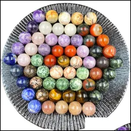 Pietra Non-Porosa-Ball 20Mm Guarigione Naturale Cristallo Mascotte Mas Accessorio Minerale Gemma Reiki Decorazione Della Casa Goccia All'ingrosso Delive Dhlyc