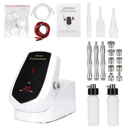 Home Use Dermabrasion Portable Microdermabrsion Peeling Machine 3 in 1 Vacuum Diamond Water Spray Exfoliation Acne Blackhead Removal Skin Rejuvenation Face Care