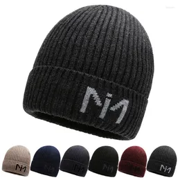 Basker fashionabla m￤n stickad hatt plysch varmt bevis kall vuxen unisex gorros de inverno feminino ull brev beasie hattar cap kvinnor