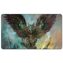 매직 보드 게임 Playmat: Baleful Strix 60*35cm 크기 테이블 매트 Mousepad Play Matwitch 판타지 신비로운 어두운 여성 Wizard2Trial o2212