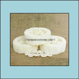 Spazzole da bagno Spugne Spazzole Spazzole Accessori per il bagno Casa Giardino Commercio all'ingrosso 150 Pz / lotto Loofah naturale Luffa Loofa Pad Spa Faci Dhxvh