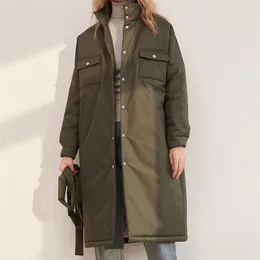 Womens Down Parkas Malina Spring Spring Single Parkas Women Fashion Stand Collar Coat Women Mulheres Belra Belra Cintur￣o Simples Jackets Femininas 220826