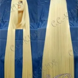 200 см. Extra Long Wig New Blonde Straight Cosplay Wig Hightaulity