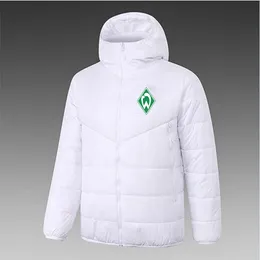 Sportverein Werder Bremen Men's Down Hoodie Jacket Winter Leisure Sport Coat Full Zipper Sports Outdoor Warm Sweatshirtロゴカスタム