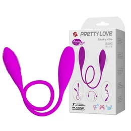 Beauty Items Super leistungsstarkes Dual-Vibrations-Ei für Frauen, Lesben, Klitoris-G-Punkt-Stimulator, Massagegerät, Analplug, Vibratoren, sexy Spielzeug für Paare