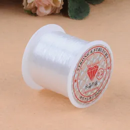 DIY Perlen Transparent Nylon Manuelle Schnur Kristall Seil Keine Elastizität Linie Für Armband Herstellung Angelschnur Versorgung 0,2-0,8mm 5Roll/lot