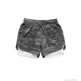 5XL AV Camo pantalones cortos para correr hombres 2 en 1 de doble cubierta de secado rápido gimnasio deporte Fitness correr entrenamiento deportes pantalones cortos