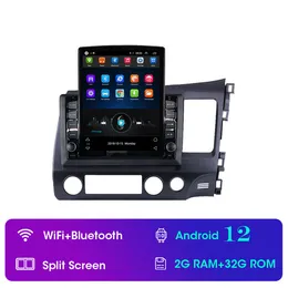 Car wideo Radio 9-calowe Android HD Touch Escreen Bluetooth GPS Nawigacja na 2006-2011 Honda Civic Rhd USB Aux Wsparcie Carplay 3G Wi-Fi