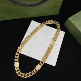 Collana a catena in oro 18 carati Cuba, bracciale alla moda da uomo, accessori hip hop Nuovo design francese lettera G