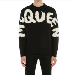패션 디자이너 스웨터 남성과 여성의 겨울 캐주얼 빈티지 긴팔 느슨한 니트 스웨터 열 크기 S-2XL