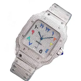 2022 Diamond Mens Watch Automatic Mechanical Sapphire Watch 40 -мм бурисные часы Stainls Stainls Steel Belt Montre de Luxe Giftsgax38u6a