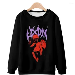 Bluzy męskie 2022 Jaden Hossler Metal Angel Merch Bluza Unisex Long Sleeve Emese Women Men's Tracksuit Harajuku Black SportWear