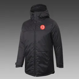 Rot-Weiss Essen Herren Daunen Winter Outdoor Freizeit Sportmantel Oberbekleidung Parkas Teamembleme individuell gestaltet