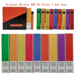 2022 100% Original AB Plus 800 Electronic Cigarettes Prefilled device disposable vape Authorized 650mah