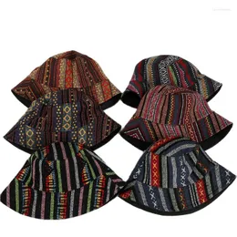 Berets unisex wiosenna jesienna lina splot bohemian styl kubek do męskiej kobiety na świeżym powietrzu odcień panama kierowca fisherman hat f166