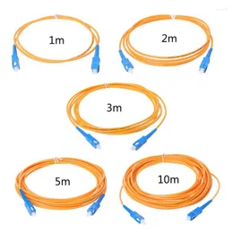 Datorkablar SC/UPC-SC/UPC-SM 3mm Fiber Optic Jumper Cable Single Mode Extension Patch Cord 831D